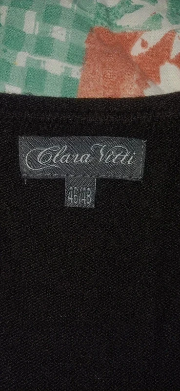 Anthracite gray sweater by Clara Vitti size 46 – photo 7